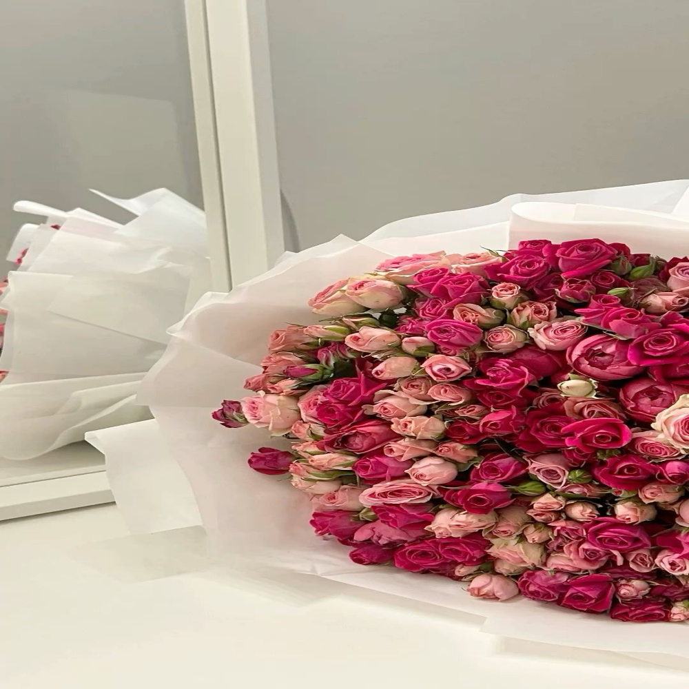 Flowers Bouquet Pink – باقة ورد وردية