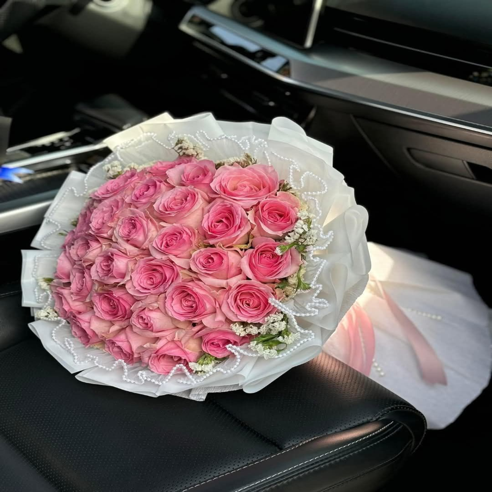 Flowers Bouquet Pink – باقة ورد وردية